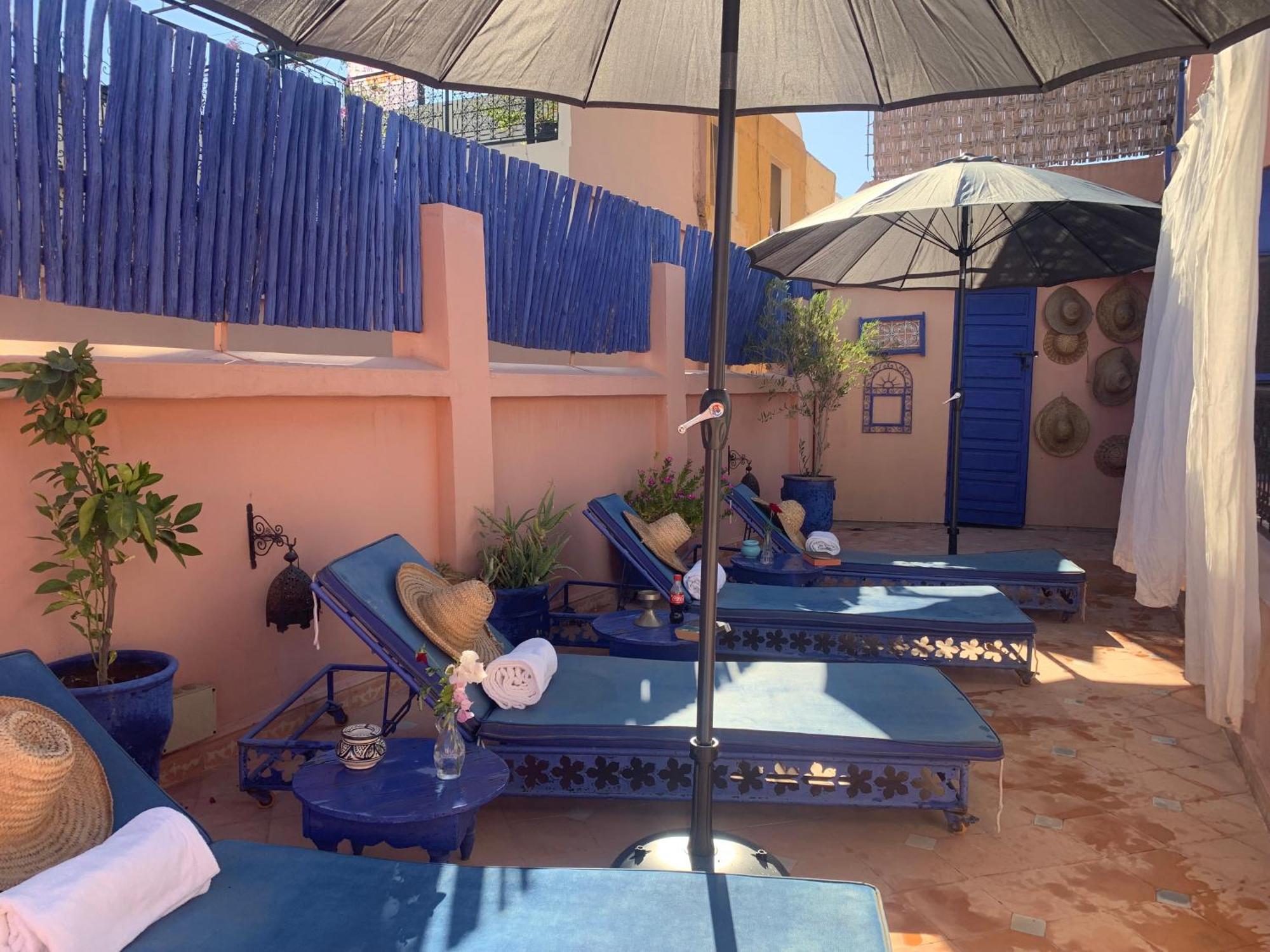 Riad Blue Berber Hotel Marrakesh Exterior photo